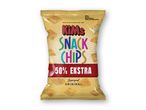 En pose KiMs Snack Chips med 50% ekstra chips.