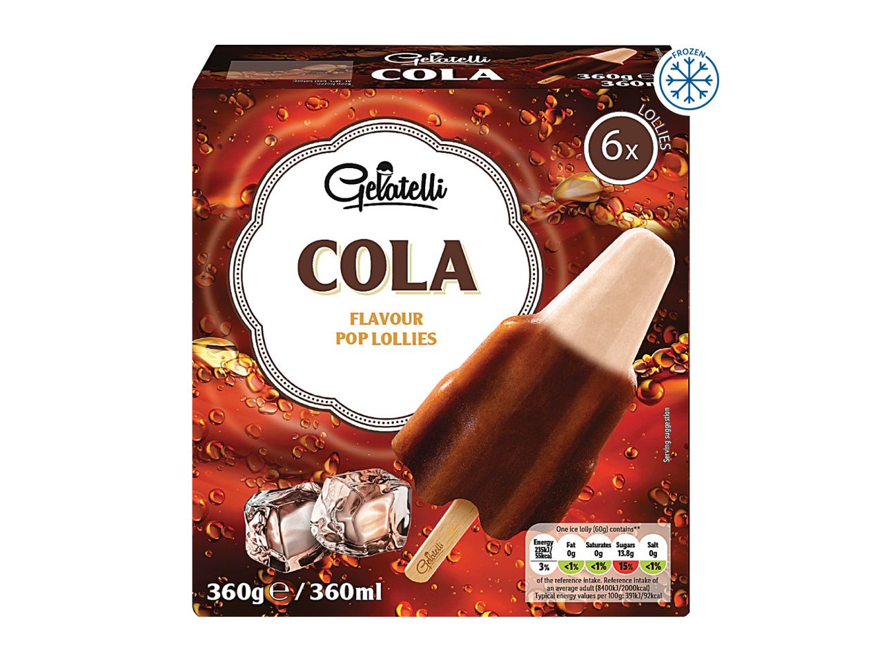 Gelatelli Cola Bottle Lollies 6 Pack