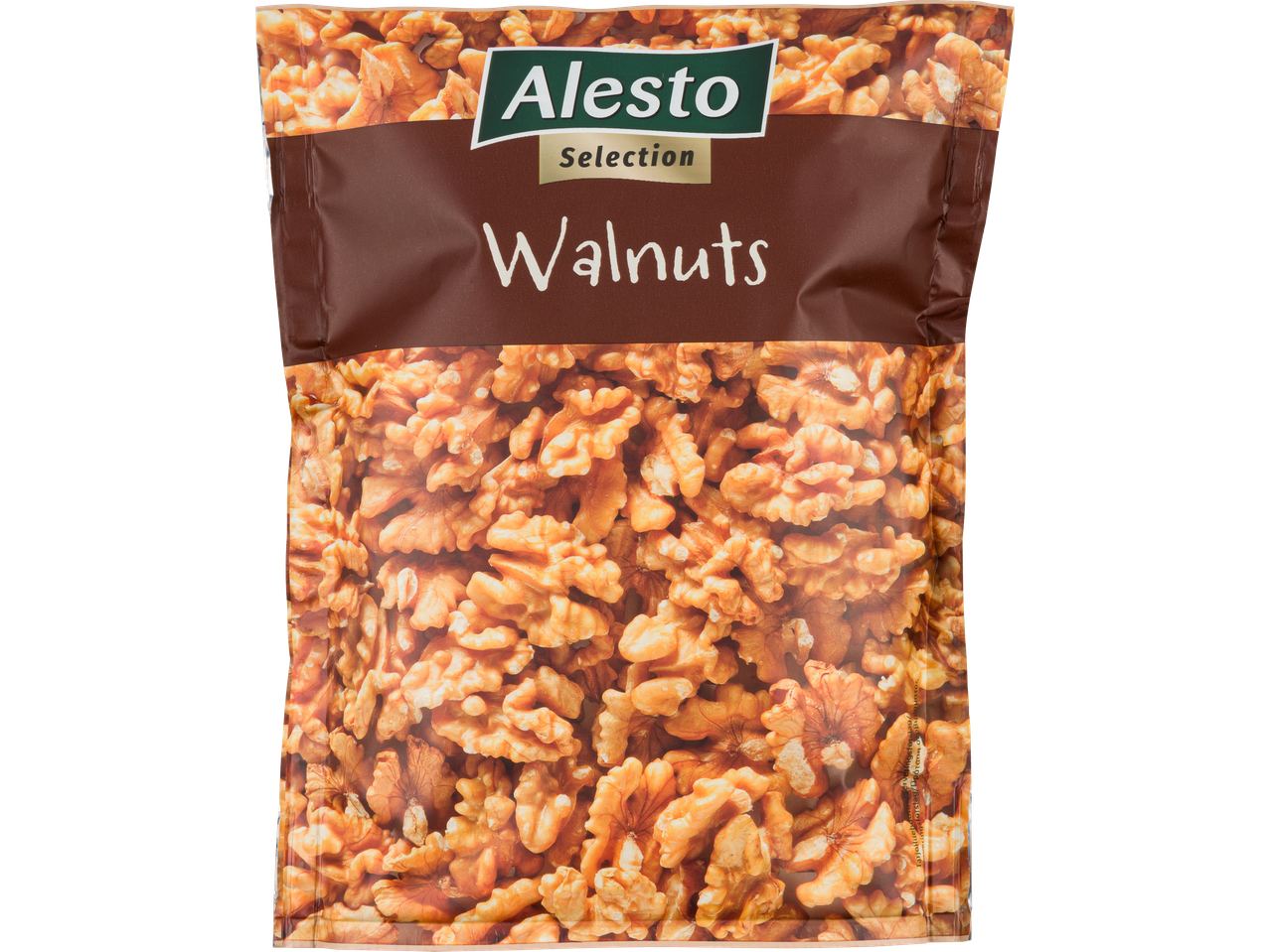 Alesto Selection Valnötter: en påse valnötter.