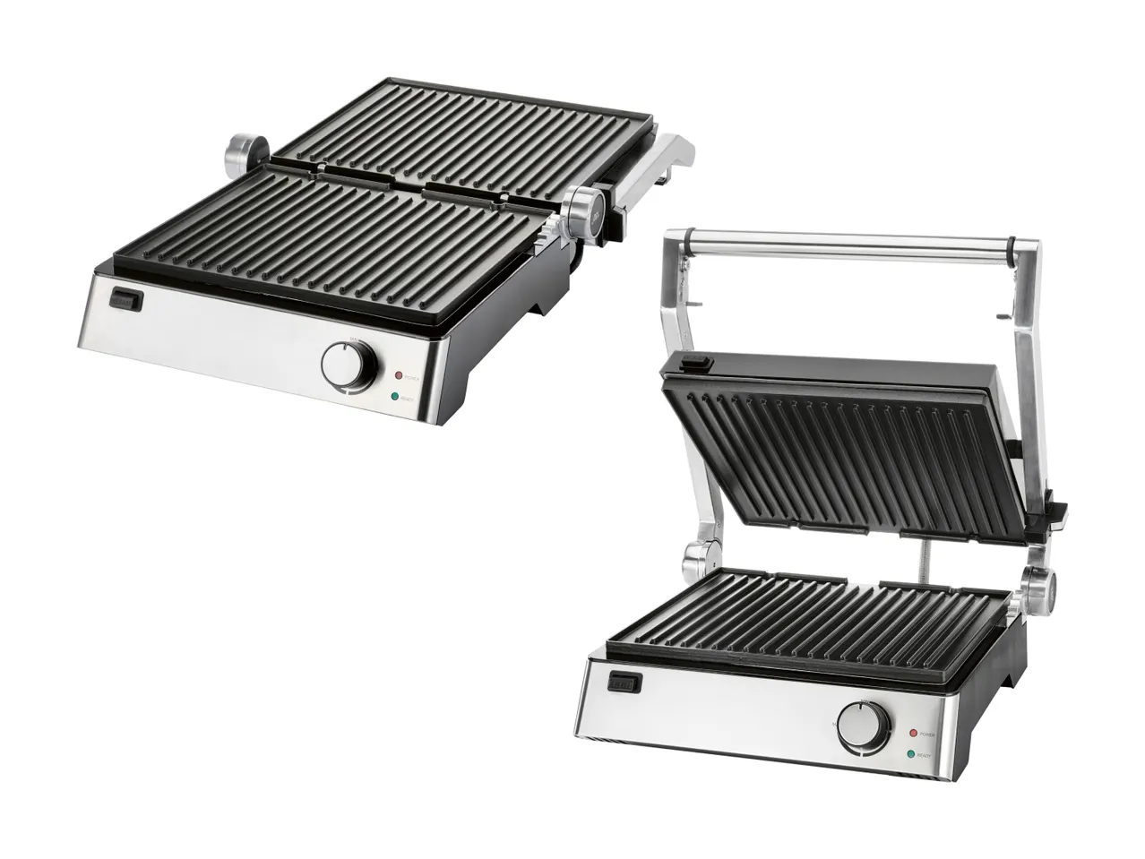 To forskellige kontaktgrill, muligvis fra samme mærke.
