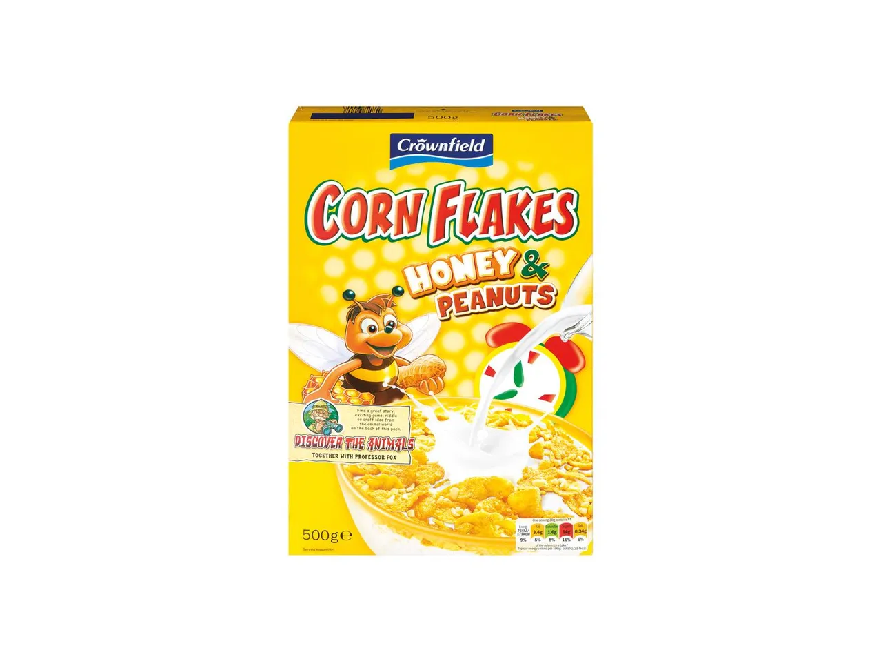 Go to full screen view: Crownfield Honey Peanut Flakes - Image 1