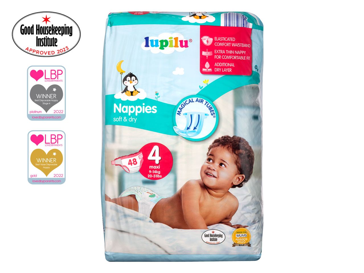 Go to full screen view: Lupilu Size 4 Maxi Nappies - Image 1