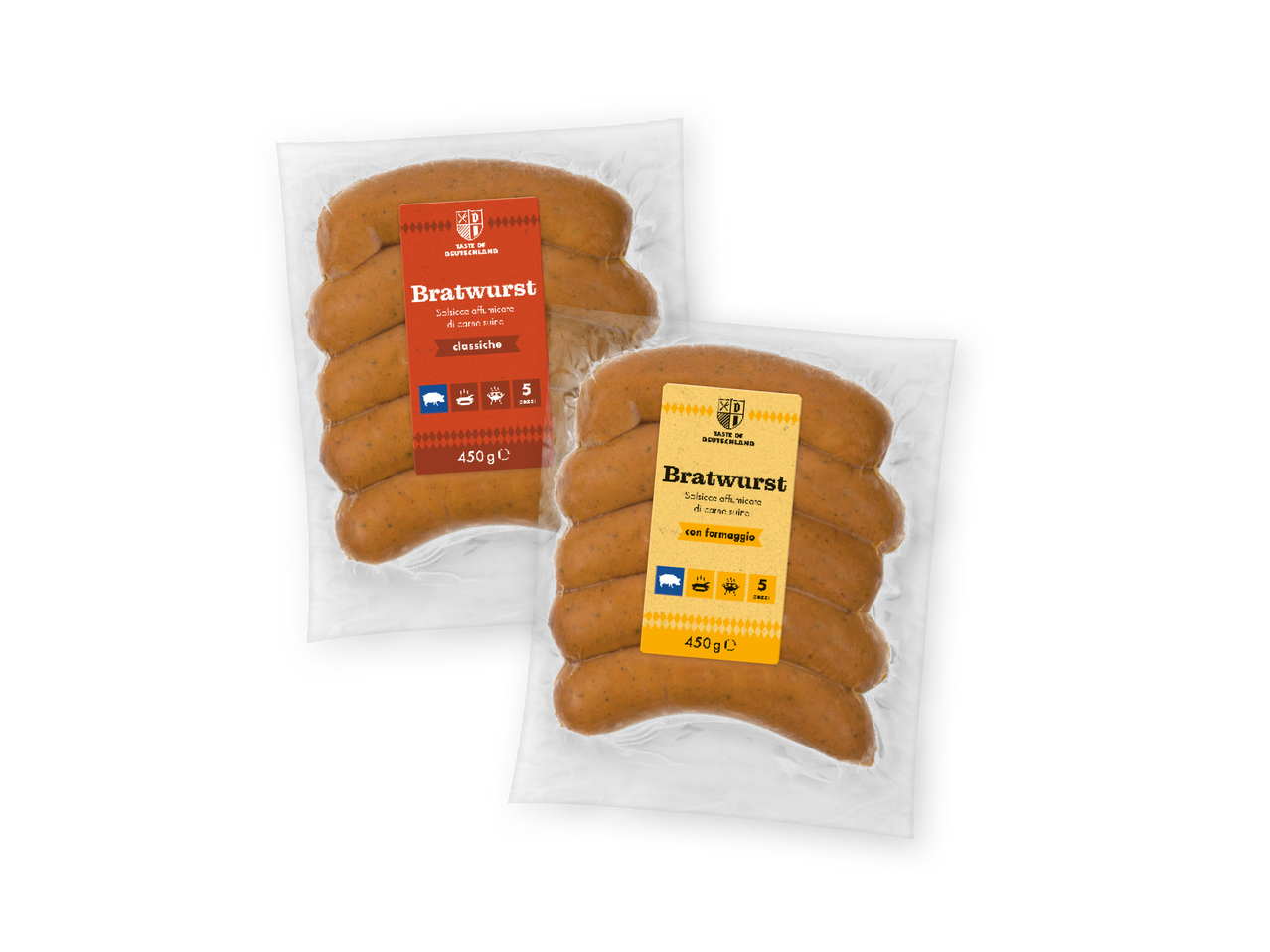 Bratwurst salsicce affumicate