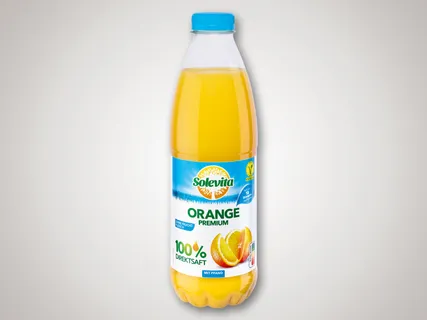 Solevita Orangensaft ohne Fruchtfleisch 1 l