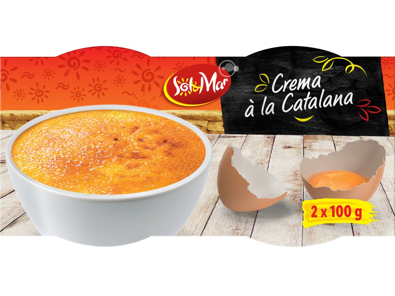 Crema Catalana от Вила Медина: готов десерт в купичка.