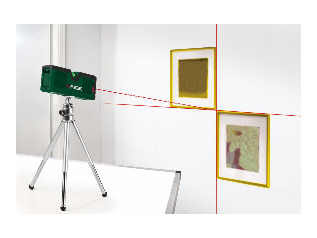 PARKSIDE Laser Spirit Level With Tripod