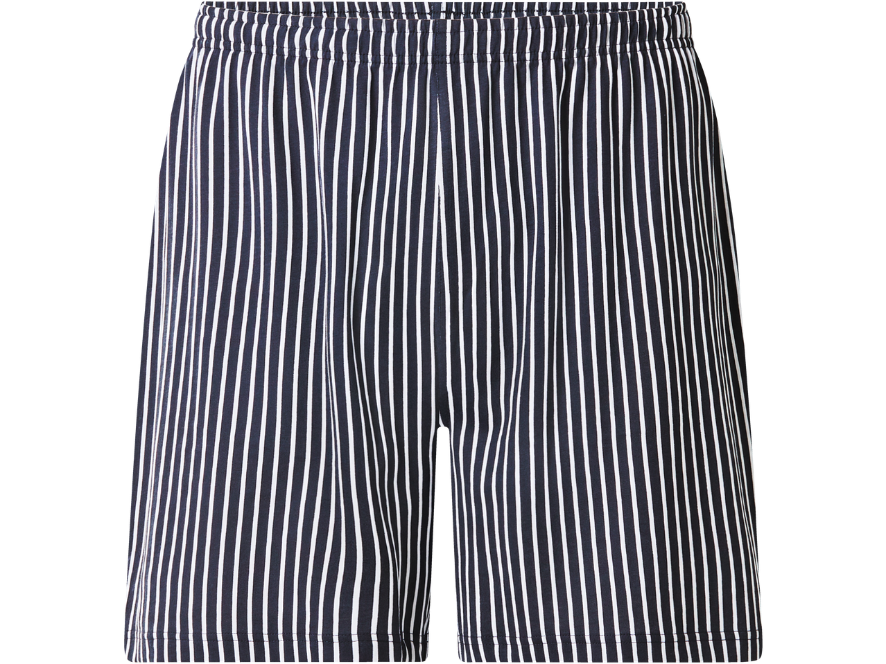 Esmara prugaste letnje pidžama pantalone u teget i beloj boji.