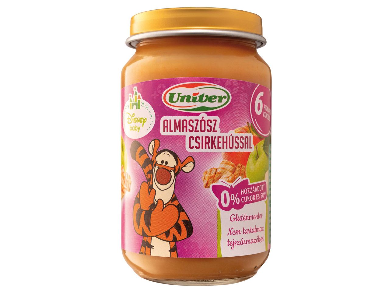 Univer almás-csirkés püré, 6 hónapos kortól, Disney Baby.