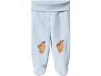 Pantaloncini per neonato color azzurro cielo con stampa di ghiande stilizzate.