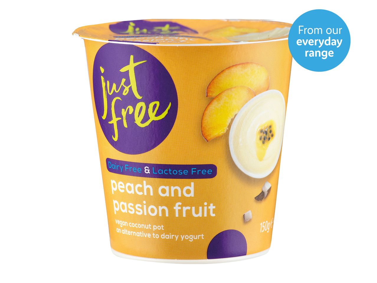 Go to full screen view: Just Free Vegan Coconut Pot Assorted Flavours - Image 3