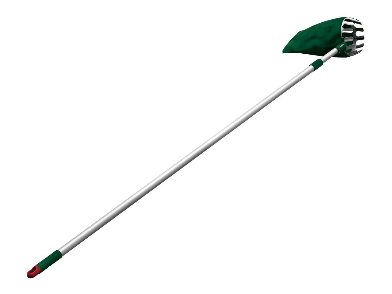 Pitkävartisella Fiskars-hedelmänpoimijalla voi helposti poimia hedelmiä korkealta.