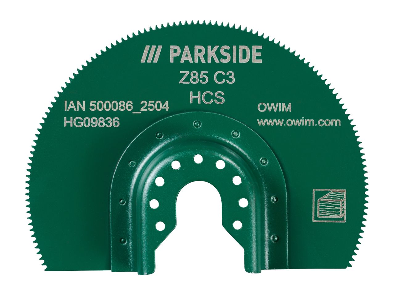PARKSIDE Z85 C3 HCS oscillating multi-tool saw blade for wood