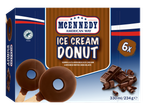 Cutie de înghețată MCENNEDY Ice Cream Donut cu vanilie și ciocolată, 6 bucăți.