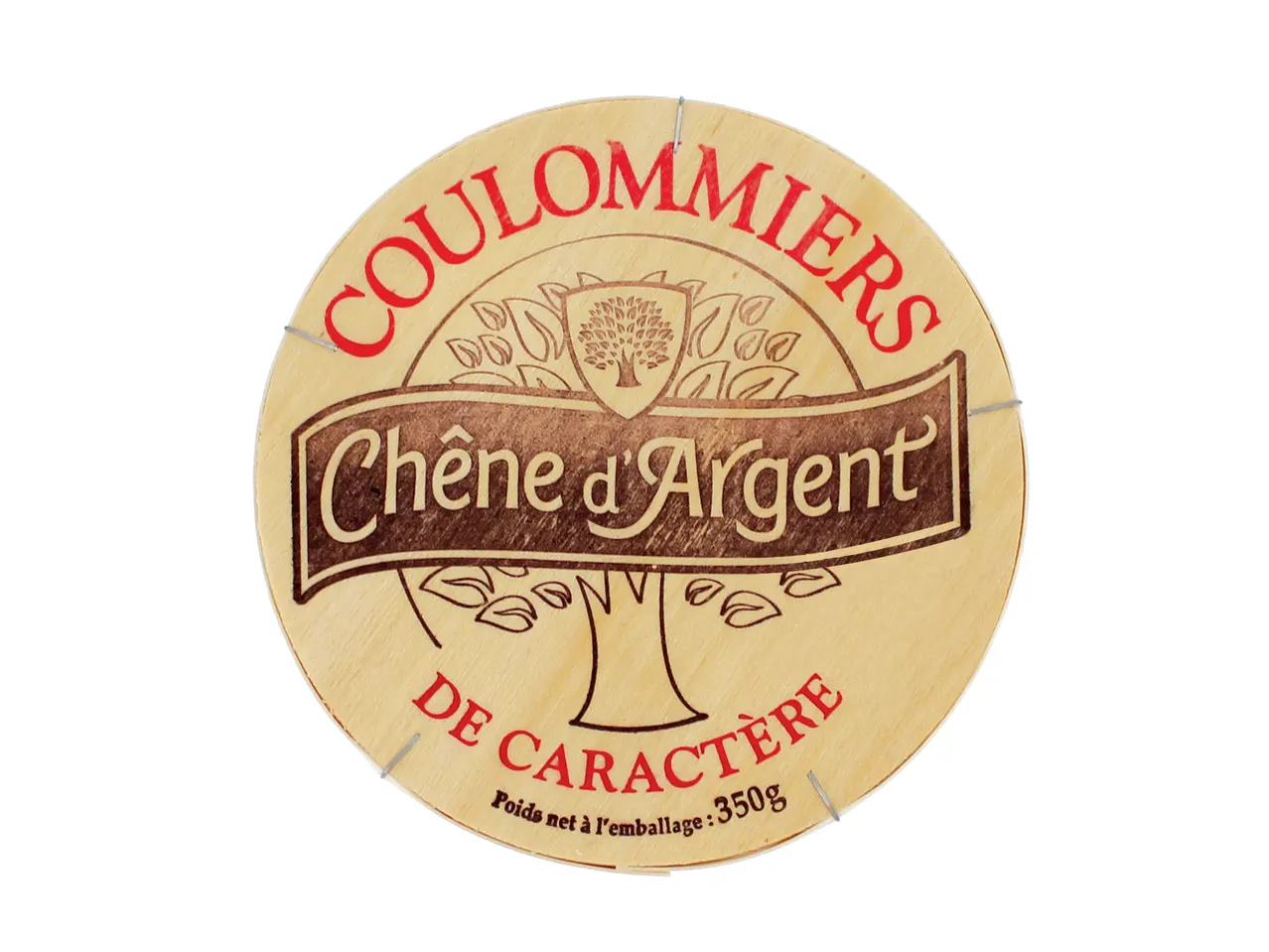 Fromage Coulommiers Chêne d'Argent en boîte bois.