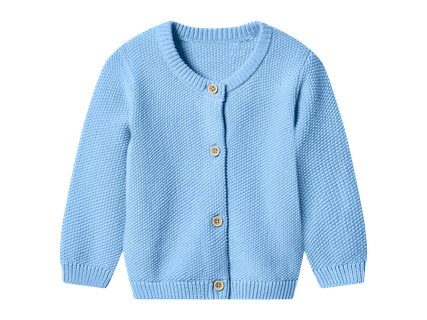 Biopamut baba kötött kardigán / nadrág