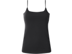 Black women's camisole with thin straps