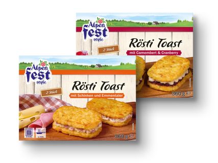 Alpenfest Rösti Toast