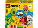 Konstravimo rinkinys su avokadu, keksiuku ir ledais, su užrašu „ideas included“.