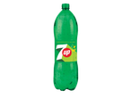 Garrafa de 7 Up.