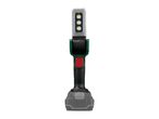 Cordless LED work light with a battery pack