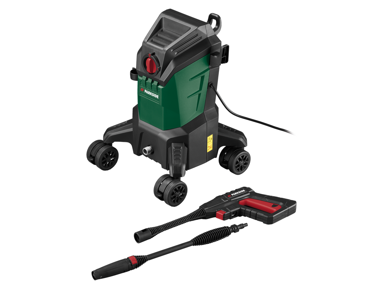 PARKSIDE Flexi perač pod pritiskom sa pištoljem i mlaznicom.
