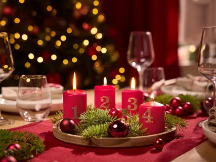 Adventi gyertyakészlet