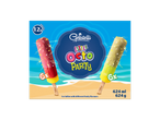 Gelatelli Little Octo Party gelados de pauzinho, pack de 12 com dois sabores frutados.