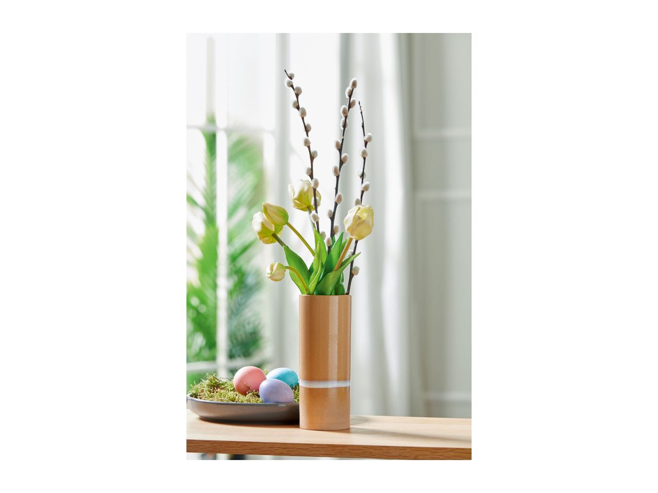 Go to full screen view: Livarno Home Plant Vase - Brown - Image 2