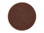 Brown abrasive scouring pad for cleaning or sanding