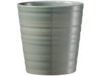 Light green ceramic mug.