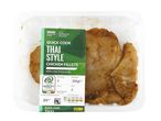 Quick cook Thai style chicken fillets, Bord Bia Quality Assurance.