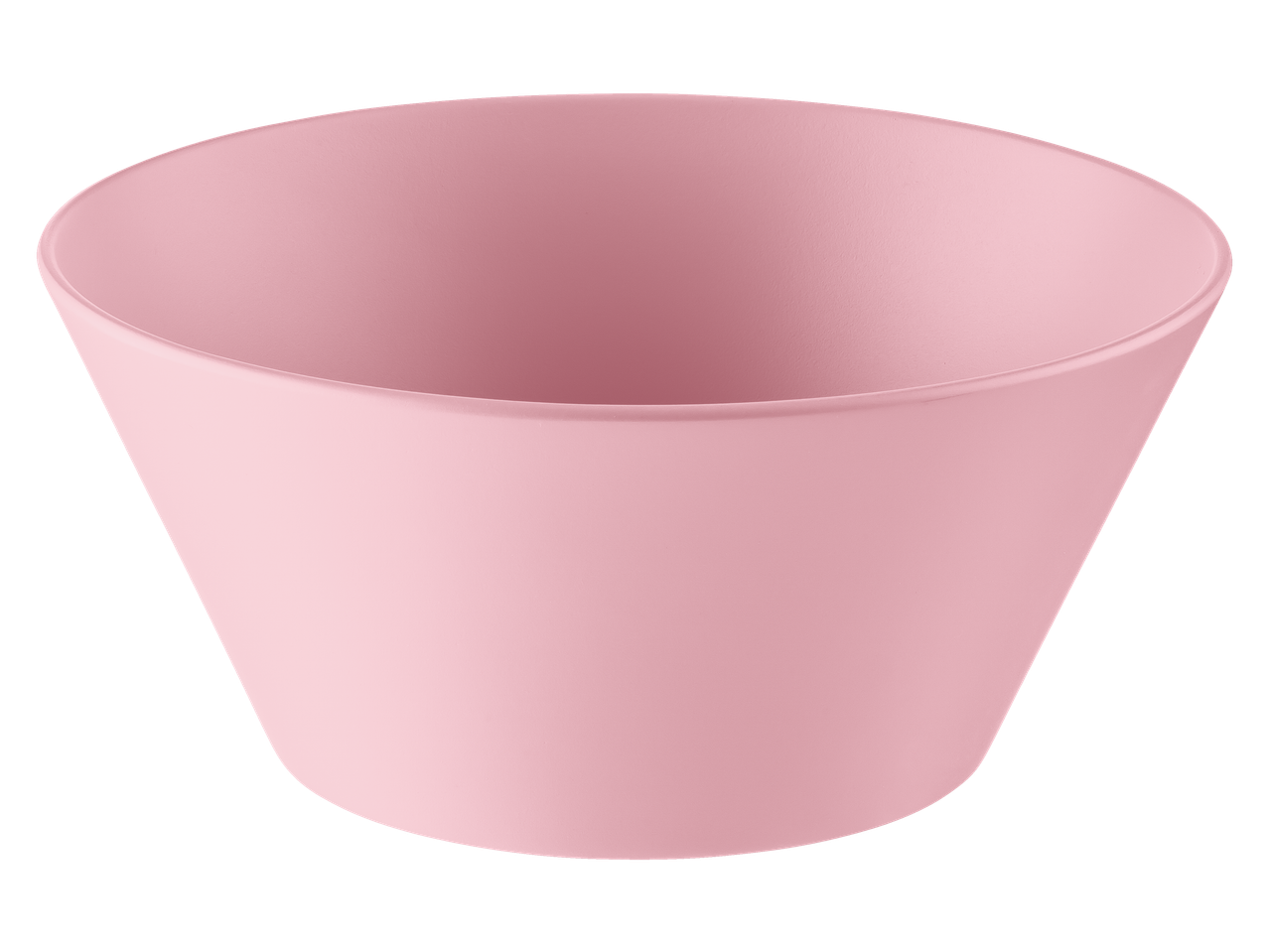 Livarno Home pink tumbler, part of a plate, bowl, and tumbler assortment.