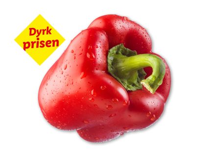 Rød peberfrugt