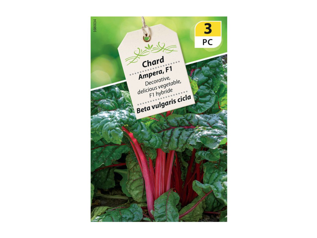 Chard Ampera, F1, decorative and delicious vegetable, 3 PC
