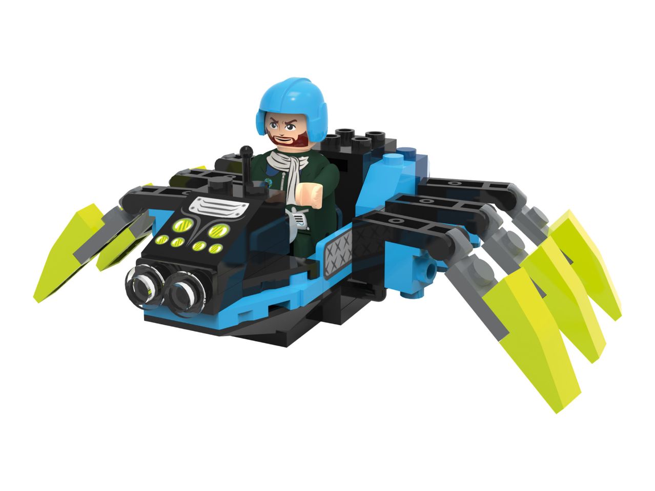 Research Spider Building Bricks Set - 78 Pieces