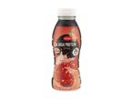 Milbona strawberry flavour high protein drink: high protein bottle.