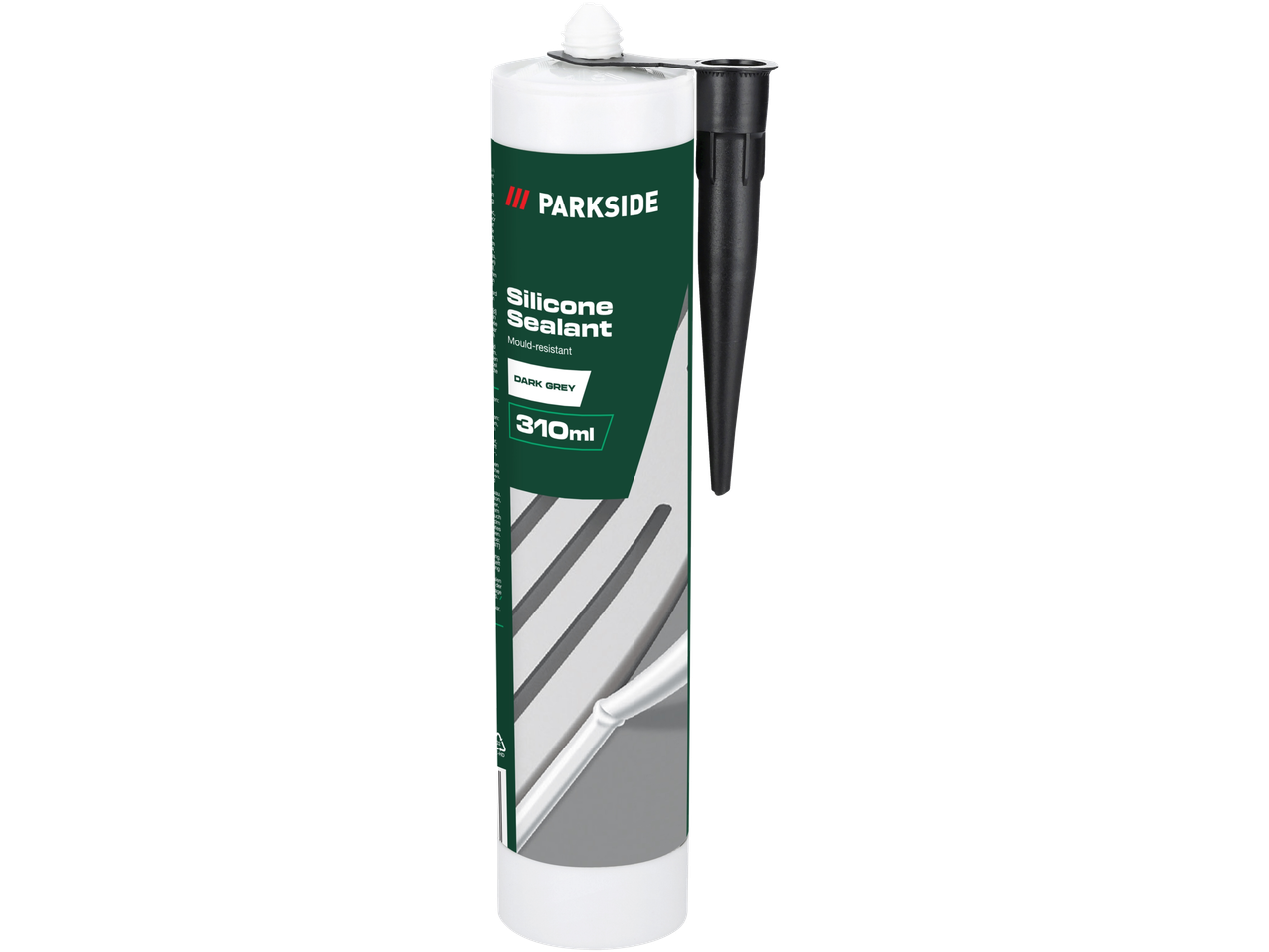 PARKSIDE Silicone Sealant, dark grey, 310ml.