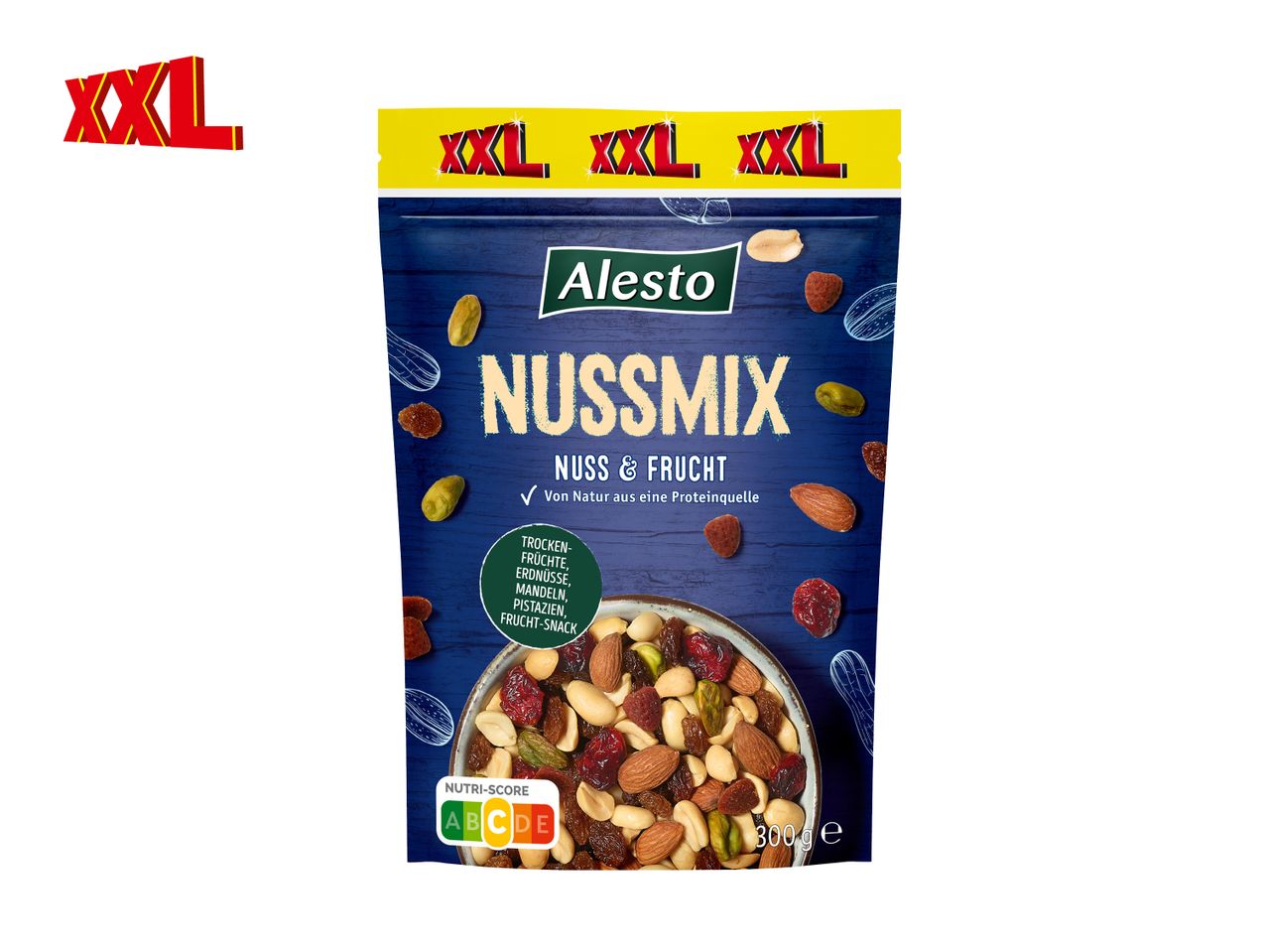 Alnatura NussMix: Großpackung mit Nüssen und Trockenfrüchten.