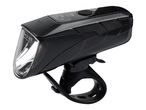 Grit bike headlight, black, with sensor.