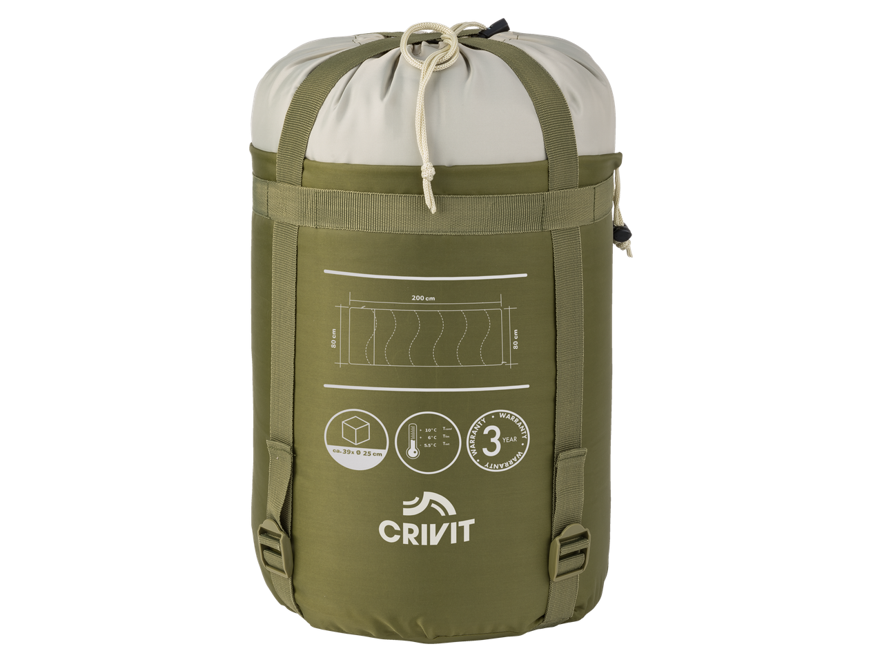A green Sleeping Bag