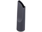 A dark gray plastic crevice tool for a vacuum cleaner.