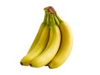 Bunch of ripe yellow bananas.