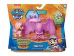 Paw Patrol Dino Rescue Skye and Pterodactyl toy set.