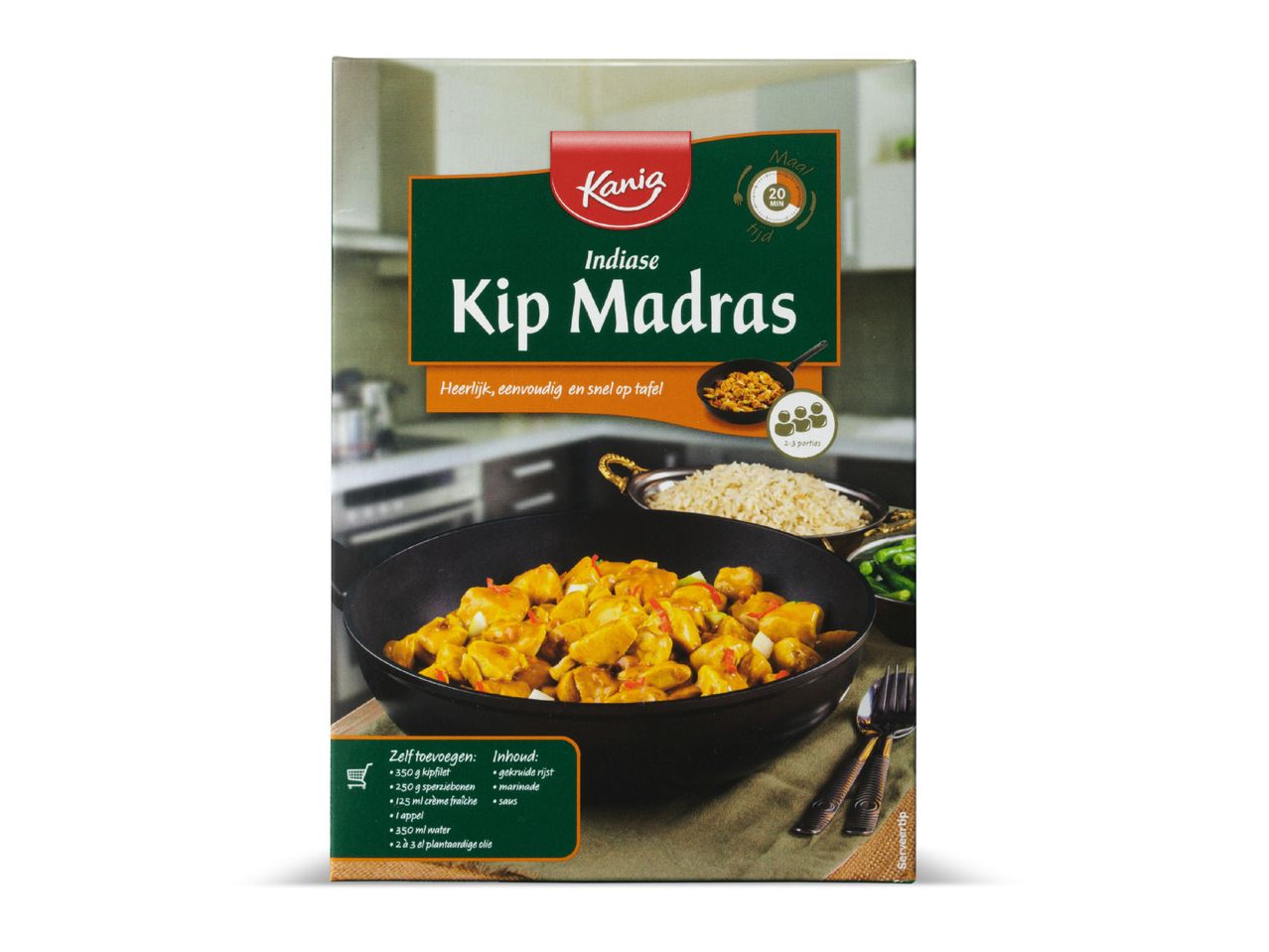 Ga naar volledige schermweergave: Maaltijdpakket Indiase kip madras - afbeelding 1