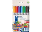 Двострани фломастери Staedtler Noris у шареном паковању.