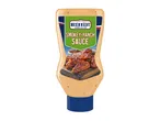 Smokey-Ranch Sauce bottle with an image of chicken wings on the label.