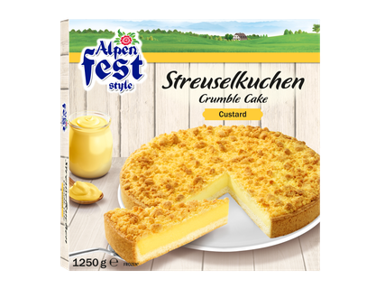 Alpenfest Cheesecake of kruimeltaart
