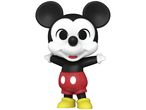Statuetta di Topolino in stile Funko Pop con pantaloncini rossi e scarpe gialle.