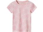 LUPILU pidžama za malu decu, roze sa dezenom cveća i srca.