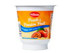 Milbona perzik & passievrucht yoghurt.